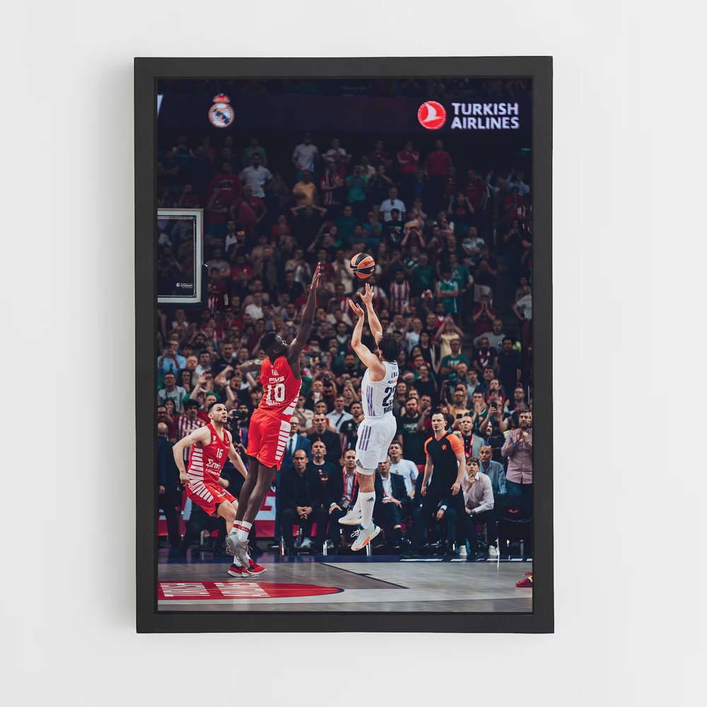 Poster Sergio llull – affiche Basketball (vue 2)
